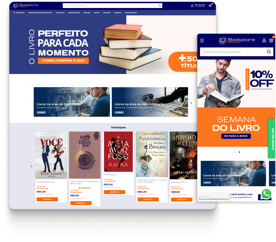 Projeto de loja virtual desenvolvido pela Planweb 5